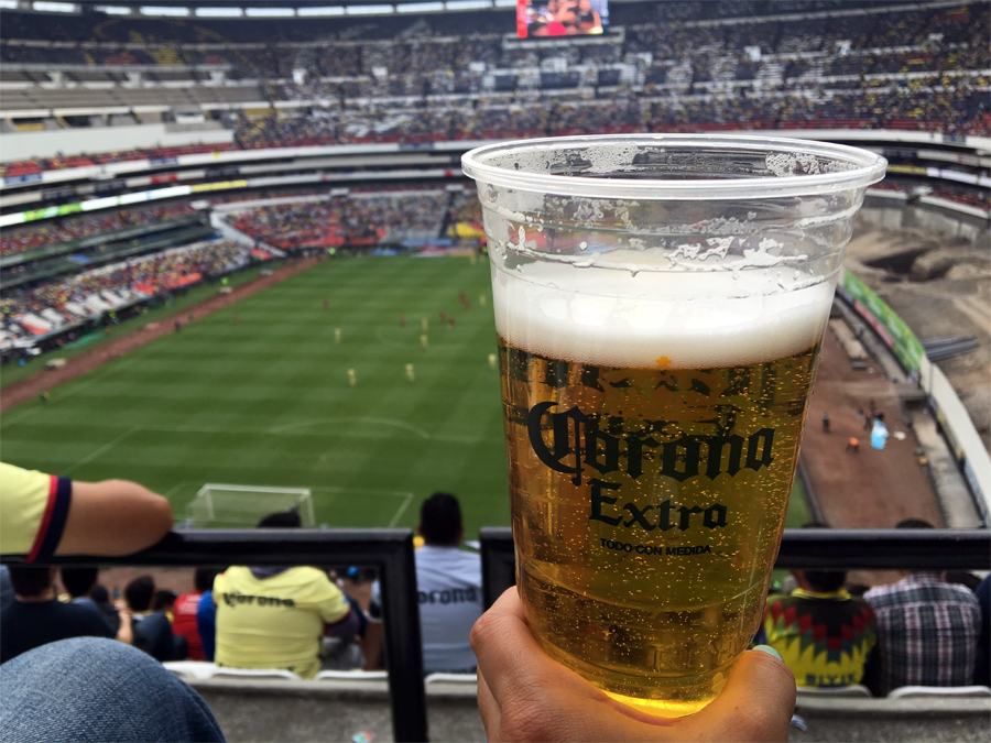 america con o sin alcochol