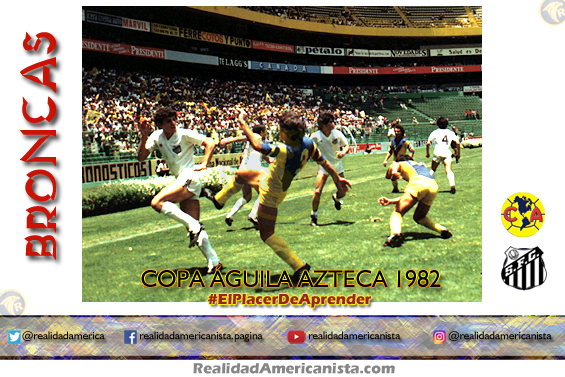 bronca club america santos brasil 1982