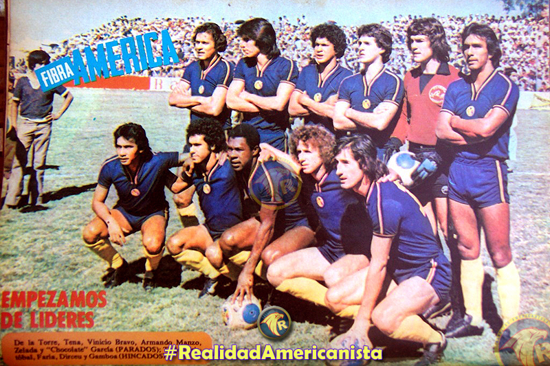 Primer partido de la temporada 79-80, vs Neza: Atrás: Antonio de la Torre, Alfredo Tena, Vinicio Bravo, Armando Manzo, Héctor Miguel Zelada, Javier García. Adelante: Mario Trejo, Cristóbal Ortega, Oswaldo ‘Bill’ Faria, José Dirceu Guimaráes, Miguel Ángel Gamboa Primer partido de la temporada 79-80, vs Neza: Atrás: Antonio de la Torre, Alfredo Tena, Vinicio Bravo, Armando Manzo, Héctor Miguel Zelada, Javier García. Adelante: Mario Trejo, Cristóbal Ortega, Oswaldo ‘Bill’ Faria, José Dirceu Guimaráes, Miguel Ángel Gamboa