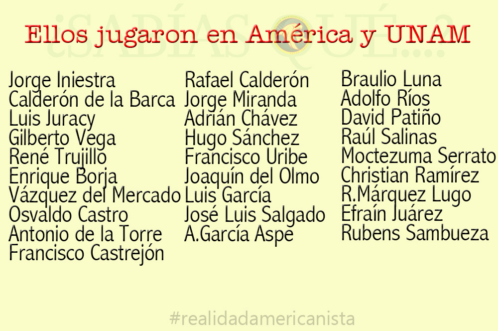 proximo rival jugaron en america y pumas unam 