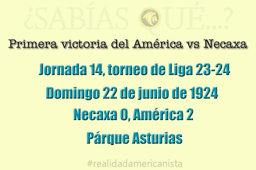 proximo rival primera victoria america y necaxa