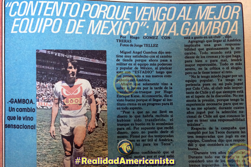 Miguel Ángel Gamboa contento por llegar al mejor equipo de México Miguel Ángel Gamboa contento por llegar al mejor equipo de México
