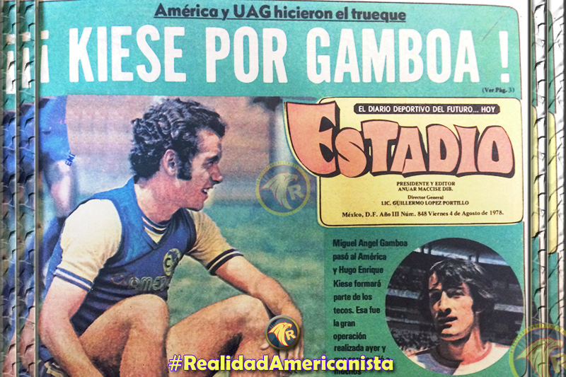 ¡Se da el anuncio del intercambio entre América y UAG de Huego Enrique Kiese por Miguel Ángel Gamboa en 1978¡ ¡Se da el anuncio del intercambio entre América y UAG de Huego Enrique Kiese por Miguel Ángel Gamboa en 1978!