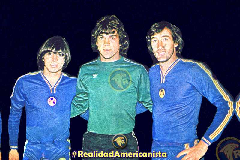 Nilton Pinheiro ‘Batata, Héctor Miguel Zelada y Miguel Ángel Gamboa en un partido de 1981 Nilton Pinheiro ‘Batata, Héctor Miguel Zelada y Miguel Ángel Gamboa en un partido de 1981