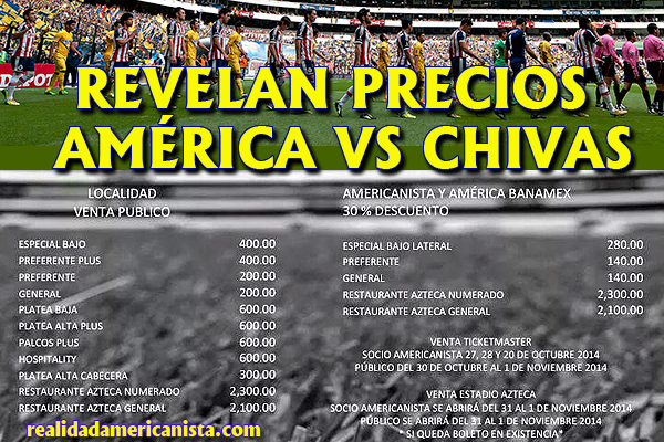 precios-america-chivas