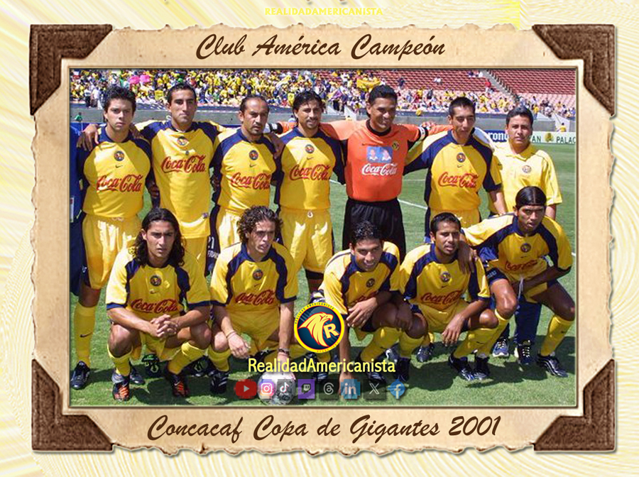 club america campeon concacaf 2001 copa de gigantes