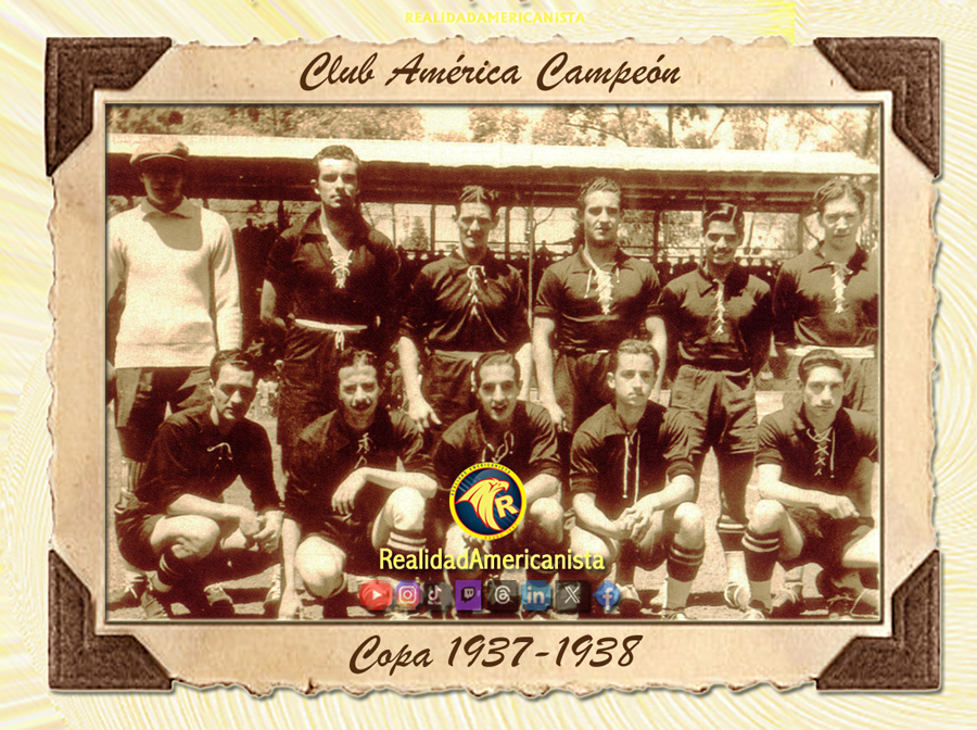 club america campeon copa 37 38
