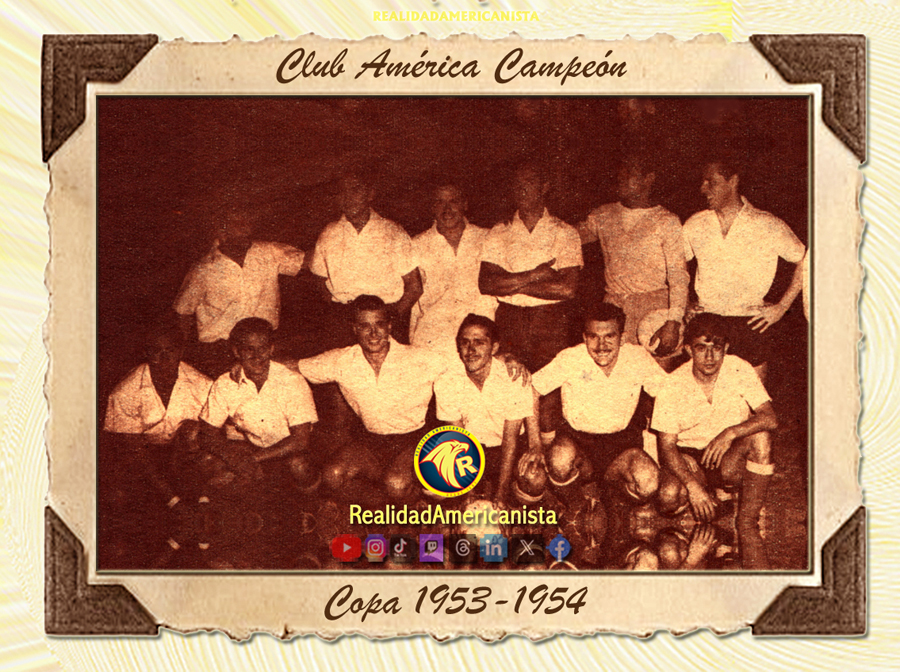 club america campeon copa 53 54