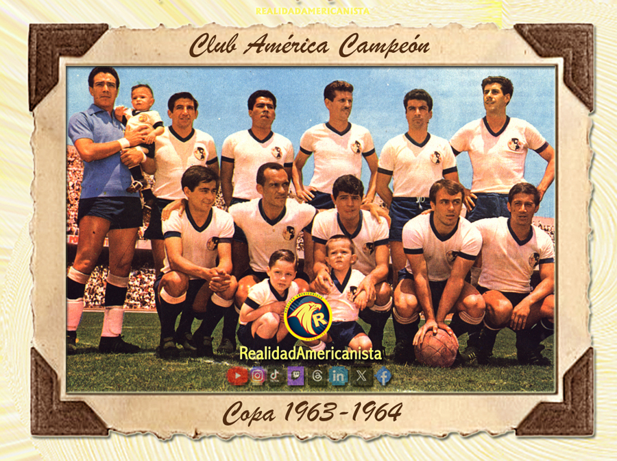 club america campeon copa 63 64