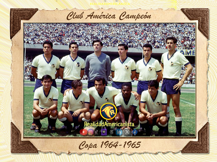 club america campeon copa 64 65