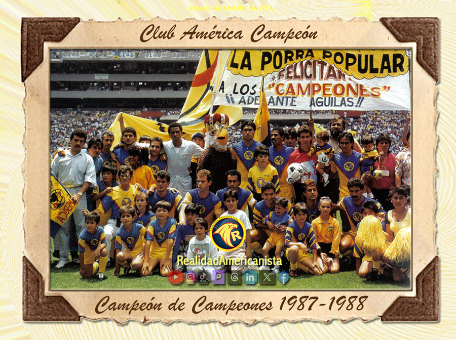 club america campeon de campeones 87 88