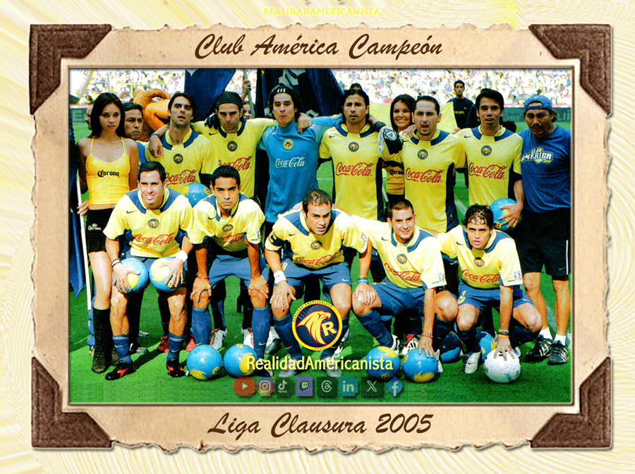 club america campeon liga 2005 clausura