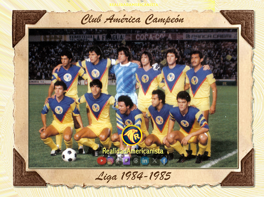 club america campeon liga 84 85
