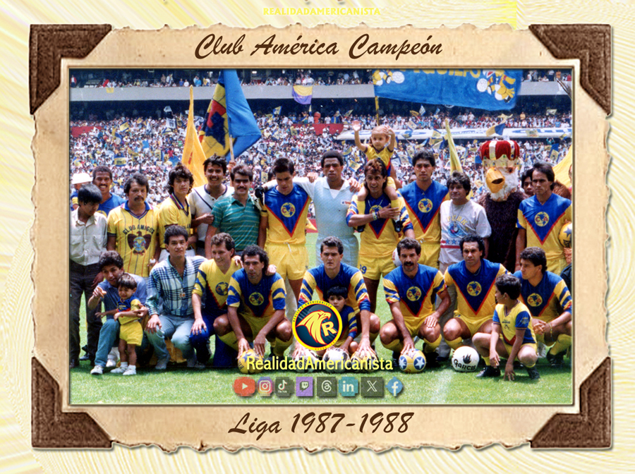 club america campeon liga 87 88