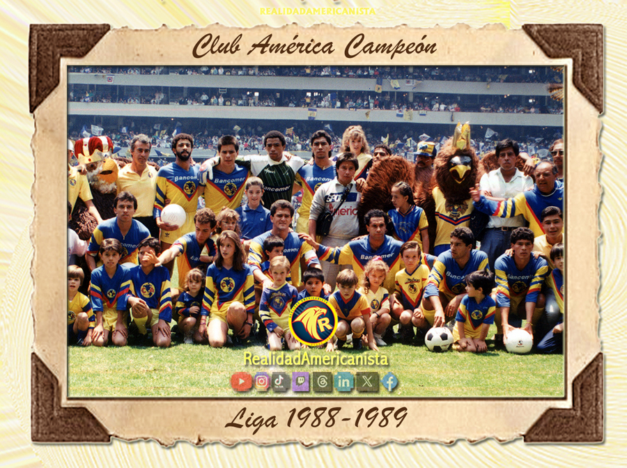 club america campeon liga 88 89